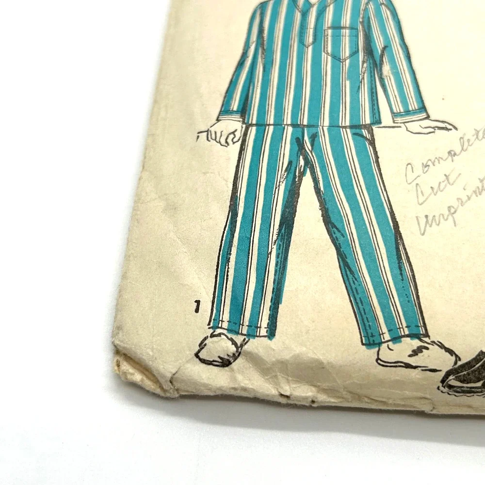 Advance Vintage 1940's Pattern #4190 Boys Pajamas‎ Size 10